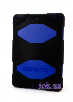 Оригинальный чехол Griffin Survivor Armored для iPad Air, черный с синим
