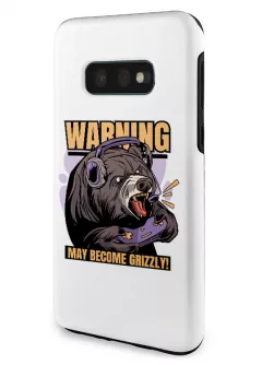 Samsung Galaxy S10e гибридный противоударный чехол LoooK с картинкой - May become Grizzly
