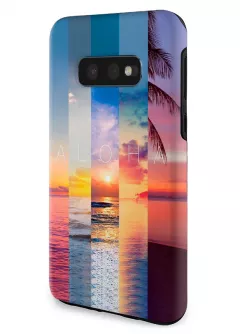 Samsung Galaxy S10e гибридный противоударный чехол LoooK с картинкой - Aloha