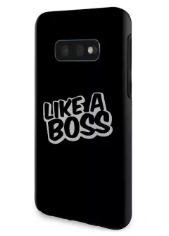 Samsung Galaxy S10e гибридный противоударный чехол LoooK с картинкой - Like a boss