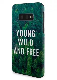 Samsung Galaxy S10e гибридный противоударный чехол LoooK с картинкой - Молодой и свободный