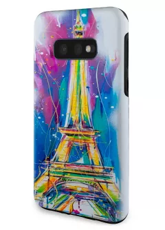 Samsung Galaxy S10e гибридный противоударный чехол LoooK с картинкой - Отдых в Париже