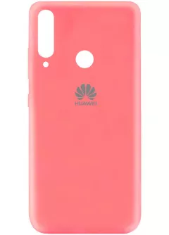 Чехол Silicone Cover My Color Full Protective (A) для Huawei P40 Lite E / Y7p (2020), Розовый / Peach