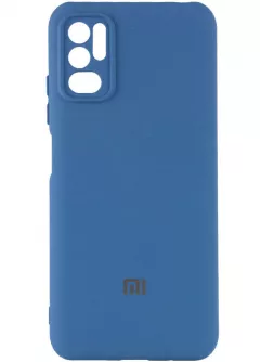 Чехол Silicone Cover My Color Full Camera (A) для Xiaomi Redmi Note 10 5G / Poco M3 Pro, Синий / Navy blue