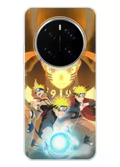 Huawei Honor Magic 7 Pro чехол с аниме картинкой силиконовый - Атака Наруто