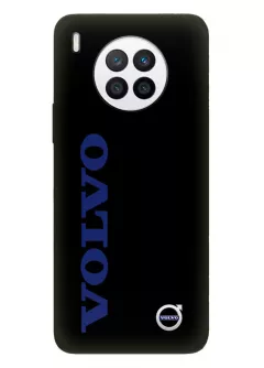 Наладка для Хуавей Нова 8и из силикона - Volvo Вольво классический логотип и название крупным планом