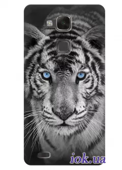 Чехол для Huawei Mate 7 - Серый тигр