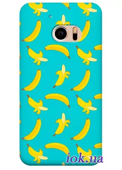 Чехол для HTC 10 Lifestyle - Бананы
