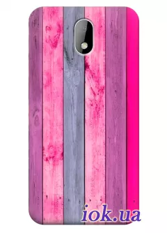 Чехол для HTC Desire 326G Dual - Цветной забор