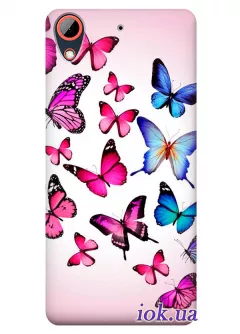 Чехол для HTC Desire 628 - Butterflies