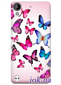 Чехол для HTC Desire 530 - Бабочки