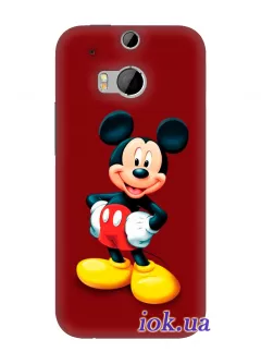 Чехольчик на HTC One M8 - Микки Маус