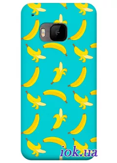 Чехол для HTC One M9s - Бананы