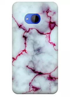 Чехол для HTC U11 Life - Розовый мрамор