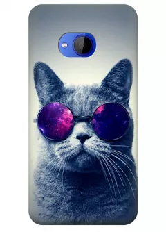 Чехол для HTC U11 Life - Кот в очках