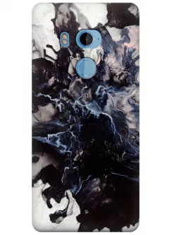Чехол для HTC U11 Plus - Взрыв мрамора