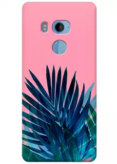 Чехол для HTC U11 Plus - Тропические листья