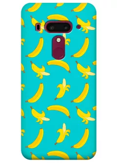 Чехол для HTC U12 Plus - Бананы