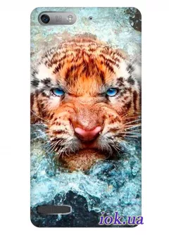 Красивый чехол с тигром для Huawei Ascend G6