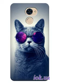 Чехол для Huawei Enjoy 7 Plus - Кот в очках