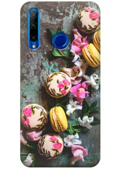 Чехол для Huawei Honor 20 Lite - Цветочные макаруны