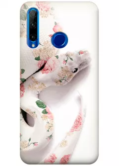 Чехол для Huawei Honor 20 Lite - Цветочная змея