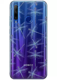 Чехол для Huawei Honor 20 Lite - Голубые стрекозы