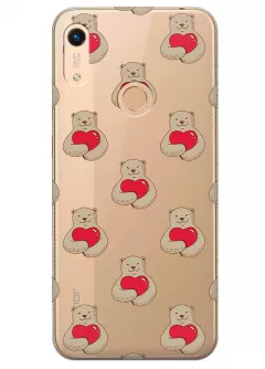 Чехол для Huawei Honor 8A 2020 - Влюбленные медведи