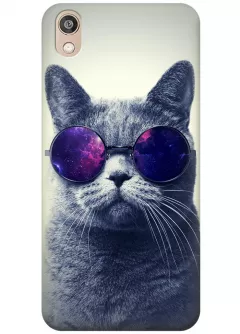 Чехол для Huawei Honor 8S - Кот в очках