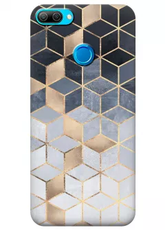 Чехол для Huawei Honor 9i - Тёмная геометрия