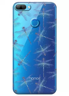 Чехол для Huawei Honor 9i - Голубые стрекозы