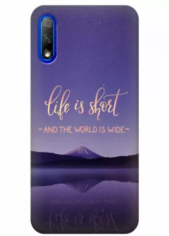 Чехол для Huawei Honor 9X Pro - Life is short