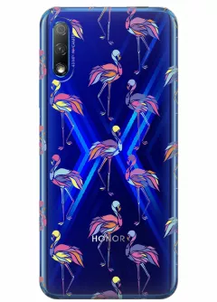 Чехол для Huawei Honor 9X Pro - Экзотические птицы