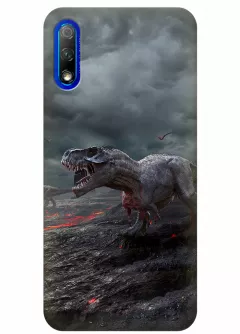 Чехол для Huawei Honor 9X - Динозавры