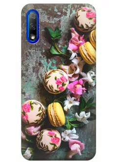Чехол для Huawei Honor 9X Pro - Цветочные макаруны