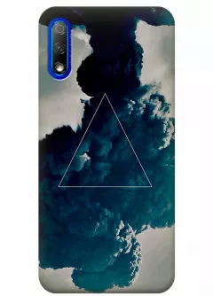 Чехол для Huawei Honor 9X - Треугольник в дыму