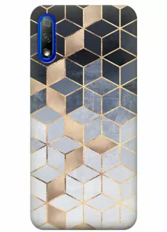 Чехол для Huawei Honor 9X Pro - Тёмная геометрия