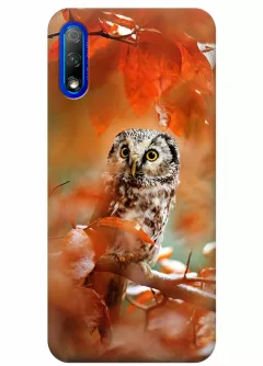 Чехол для Huawei Honor 9X - Осенняя сова