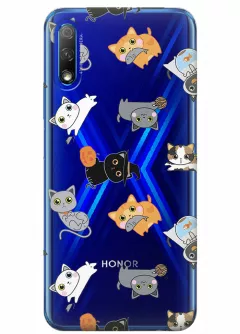 Чехол для Huawei Honor 9X Pro - Котятки
