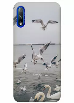 Чехол для Huawei Honor 9X - Морские птицы
