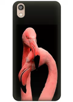 Чехол для Huawei Honor 8S - Пара фламинго