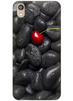 Чехол для Huawei Honor 8S - Вишня на камнях