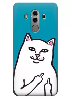 Чехол для Huawei Mate 10 Pro - Кот с факами
