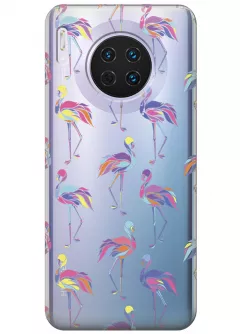 Чехол для Huawei Mate 30 5G - Экзотические птицы