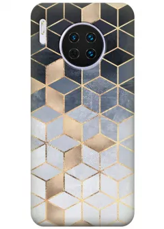 Чехол для Huawei Mate 30 5G - Темная геометрия