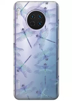 Чехол для Huawei Mate 30 - Голубые стрекозы