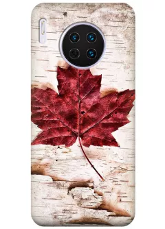 Чехол для Huawei Mate 30 5G - Бордовая осень