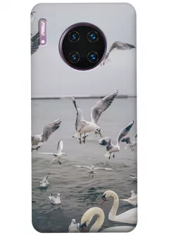 Чехол для Huawei Mate 30 Pro 5G - Морские птицы