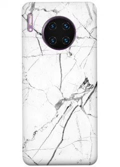 Чехол для Huawei Mate 30 Pro 5G - White marble