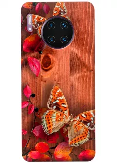 Чехол для Huawei Mate 30 Pro 5G - Бабочки на дереве